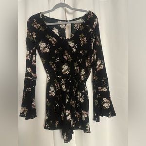 Hollister floral romper